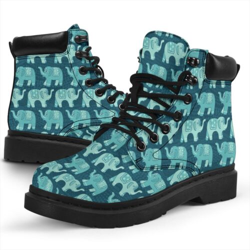Elephant Boots Animal Custom Shoes Elephant Lover Gift PT03
