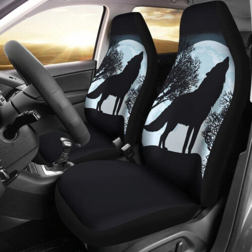 The Howl Wolf Car Seat Covers Custom Car Decoration
