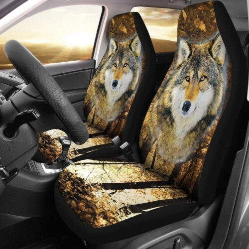Wolf Car Seat Covers Custom Wolf Car Decoration Accessories